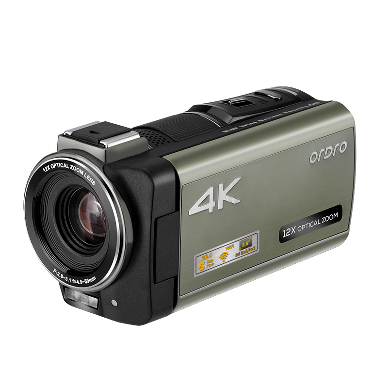 ORDRO AX60 4K optical zoom video camera HD live streaming camcorder for YouTube webcam