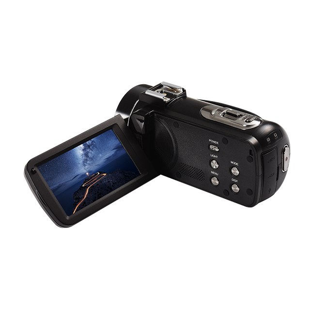 Ordro HDV-Z82 10X Optical Zoom Camcorder with Hot Shoe