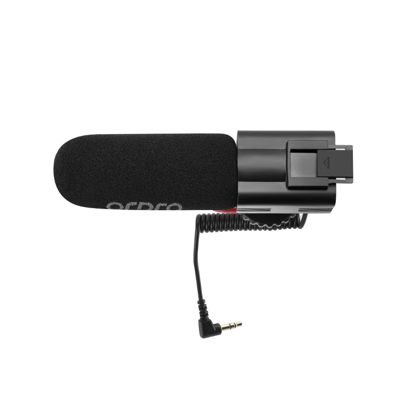 Ordro CM-550 noise reduction Mike wind gun type rechargeable recording microphone interview live radio equipment