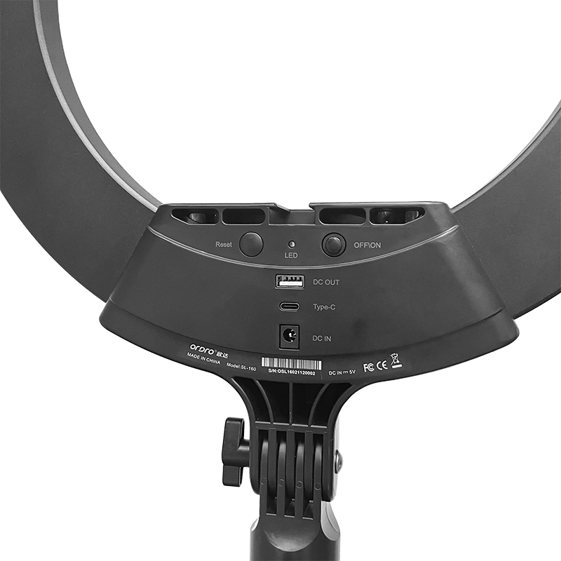 Ordro SL160 Beauty Light Camera Live Fill Light Round Lighting Light Set Multi-color APP Remote control