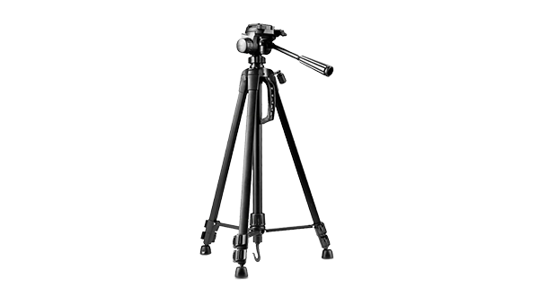 ORDRO Camcorder Tripod with Fluid Head & Deluxe Soft Carrying Case 55 inch